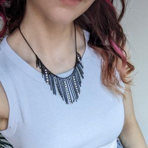 Black chain necklace
